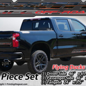 Flying Ducks Nature Scene Digital Printed Truck Accessory Decal Kit