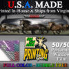 Wild Horses Nature Scene Decal Truck Rear Window Perforated 50/50 Sticker