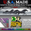 Wild Horses Nature Scene Decal Truck Rear Window Perforated 50/50 Sticker