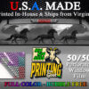 Wild Horses Nature Scene Decal Truck Rear Window Perforated 50/50 Sticker