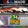 Wild Horses Nature Scene Decal Truck Rear Window Perforated 50/50 Sticker